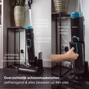 DualClean Pro dweilstofzuiger in zelfreinigend dockingstation met droogfunctie