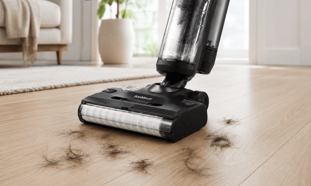 DualClean Pro neemt haren van huisdieren op