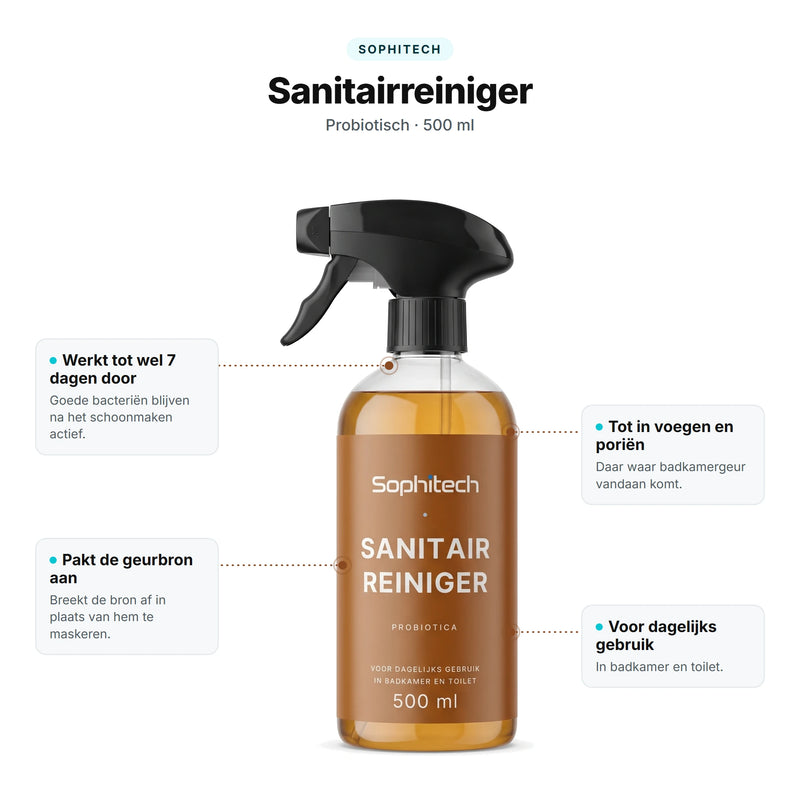 Sanitairreiniger Spray Probiotisch – 500 ml, foto 3