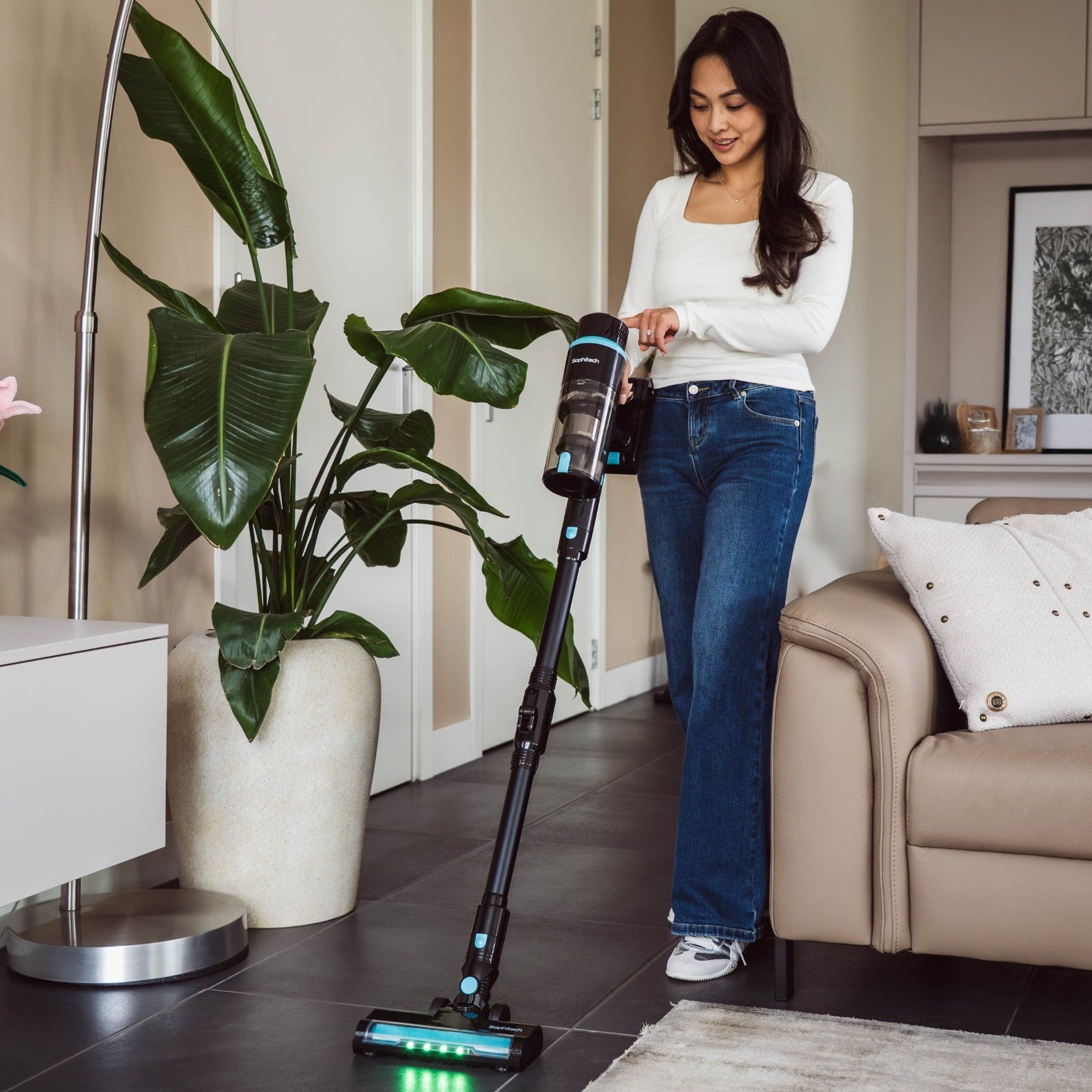 Sophitech Steelstofzuiger DustVision Draadloos V2