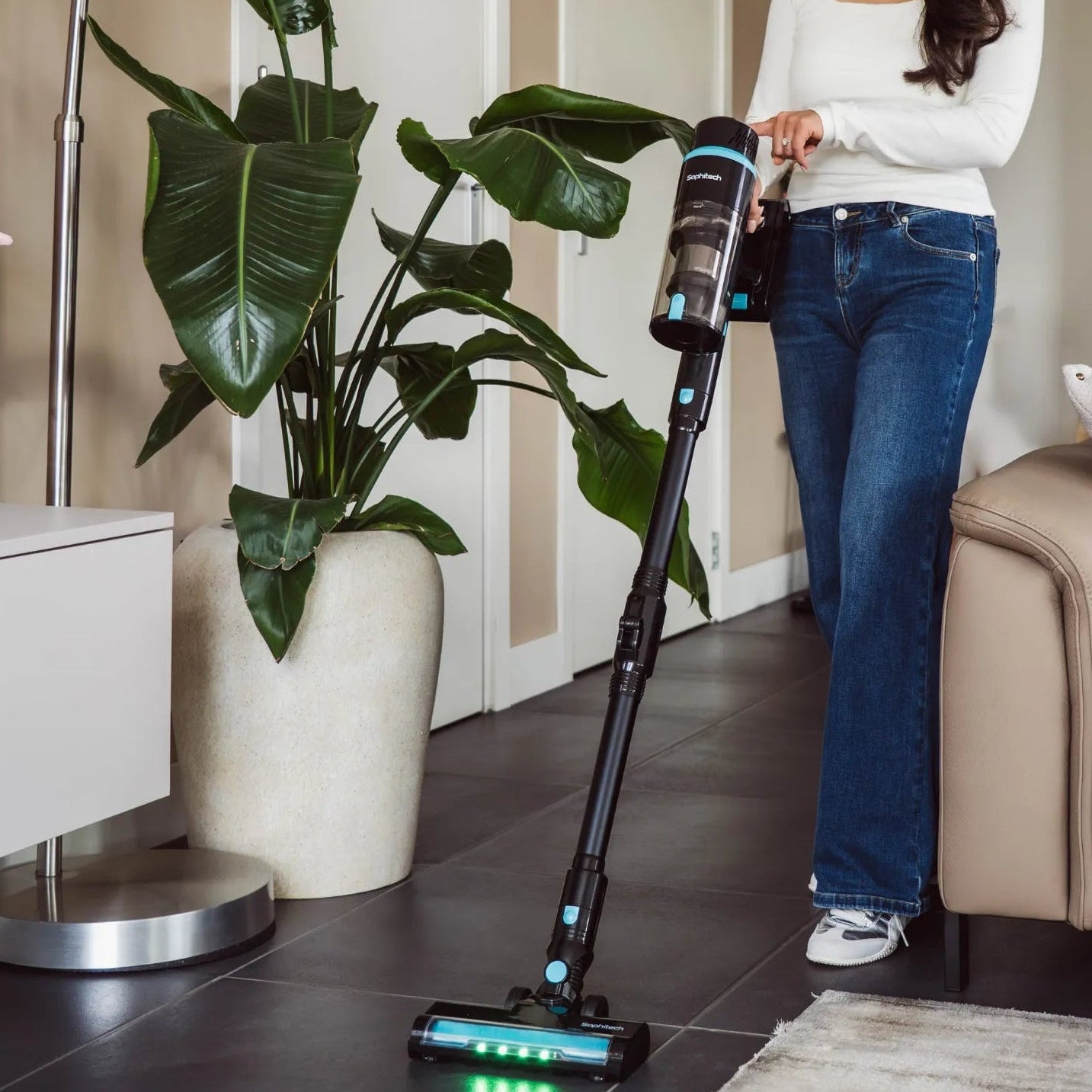 Sophitech Steelstofzuiger DustVision Draadloos