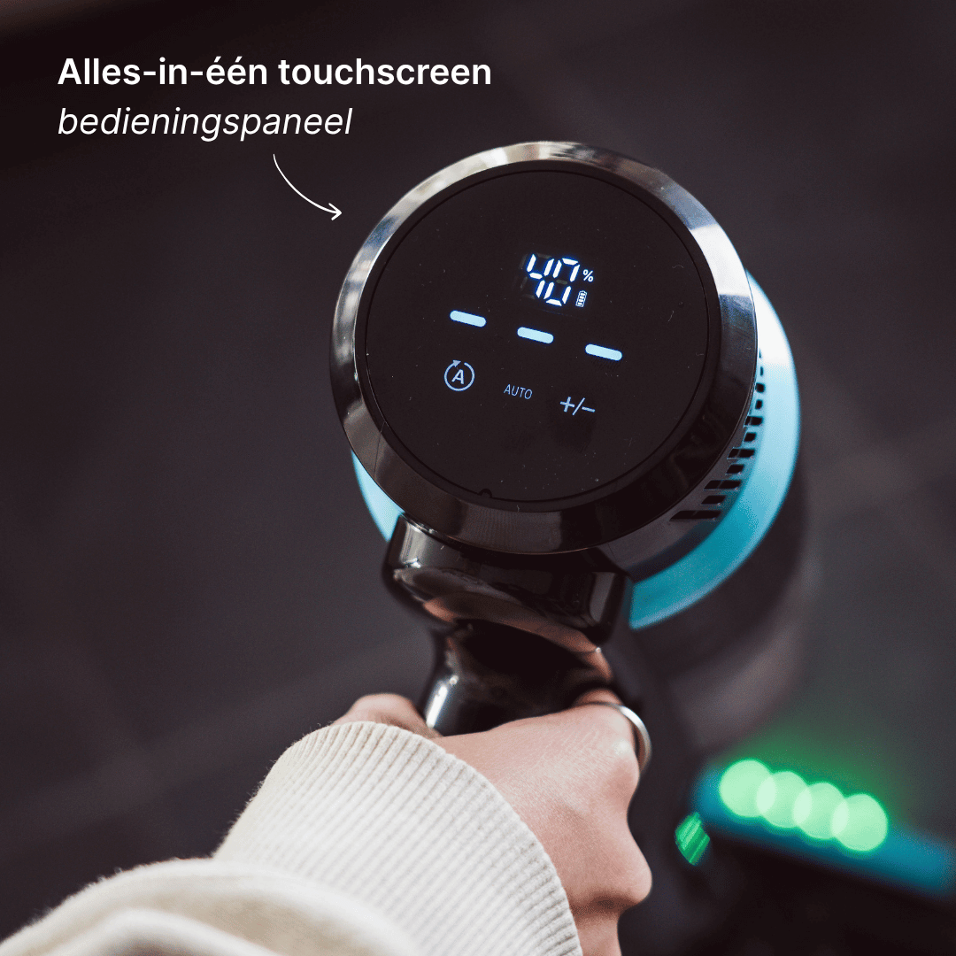 Sophitech Steelstofzuiger DustVision bedieningspaneel